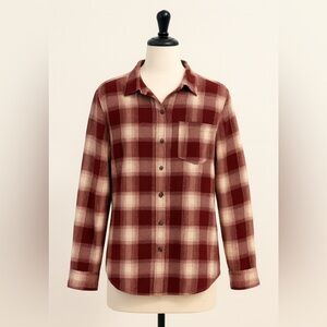 Active Usa Boutique Plaid Top size M